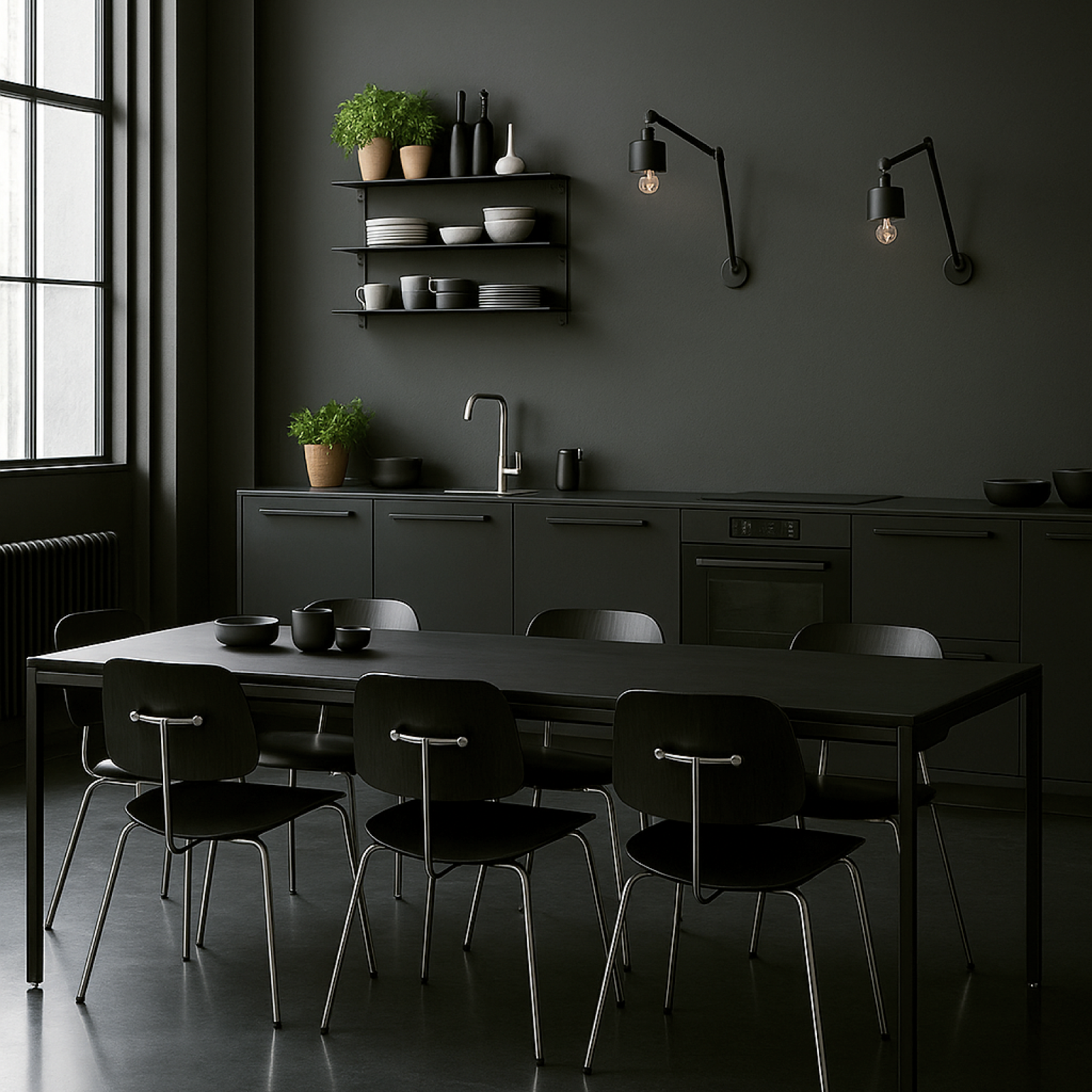 Peinture murale Strong+ Anthracite n° 980, 5 l pour surfaces très sollicitées telles que les escaliers
