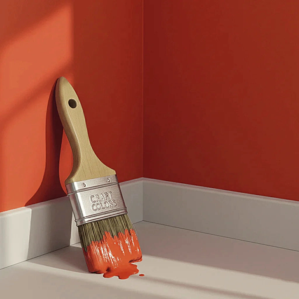 Peinture murale rouge rouille n° 285.mix DC Individual