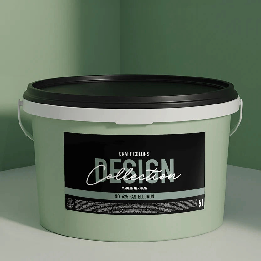 Peinture murale vert pastel n° 625 Collection Design (5 L) élégant mat