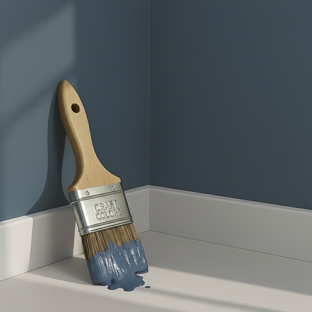 Peinture murale bleu-gris / bleu basalte n° 961 Strong+ (5 L) Classe d'abrasion humide 1