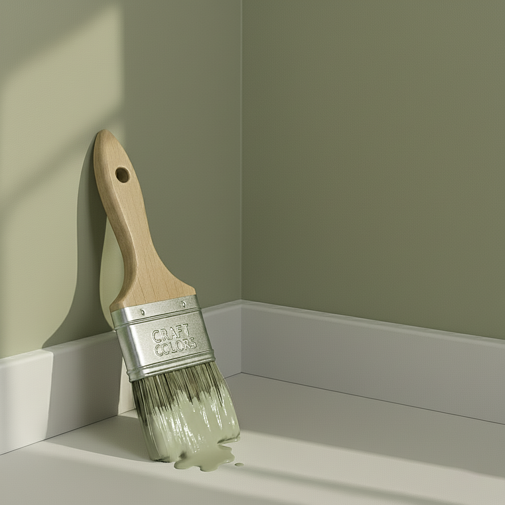 Peinture murale Vert clair pâle n° VP763-828 Collection Design