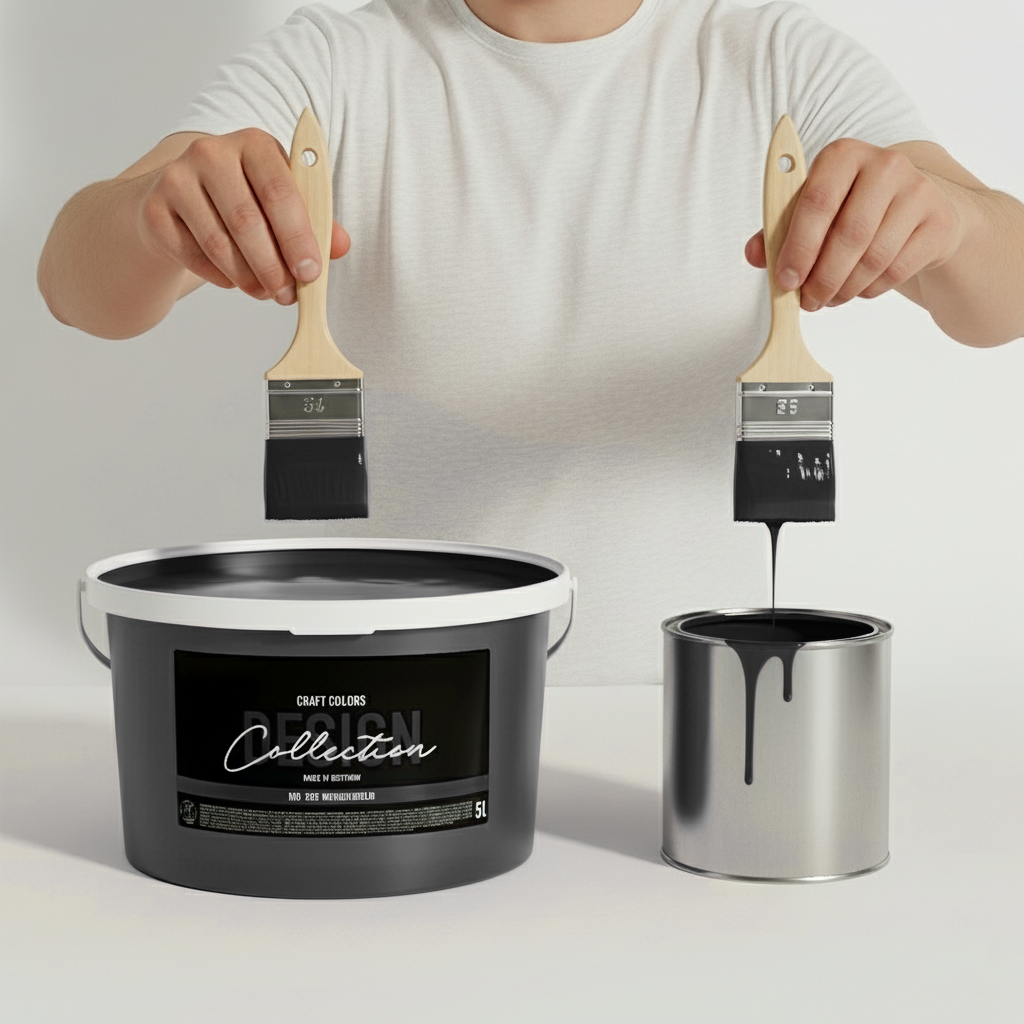 Peinture murale gris foncé n° 787 Collection Design (5 L) élégant mat