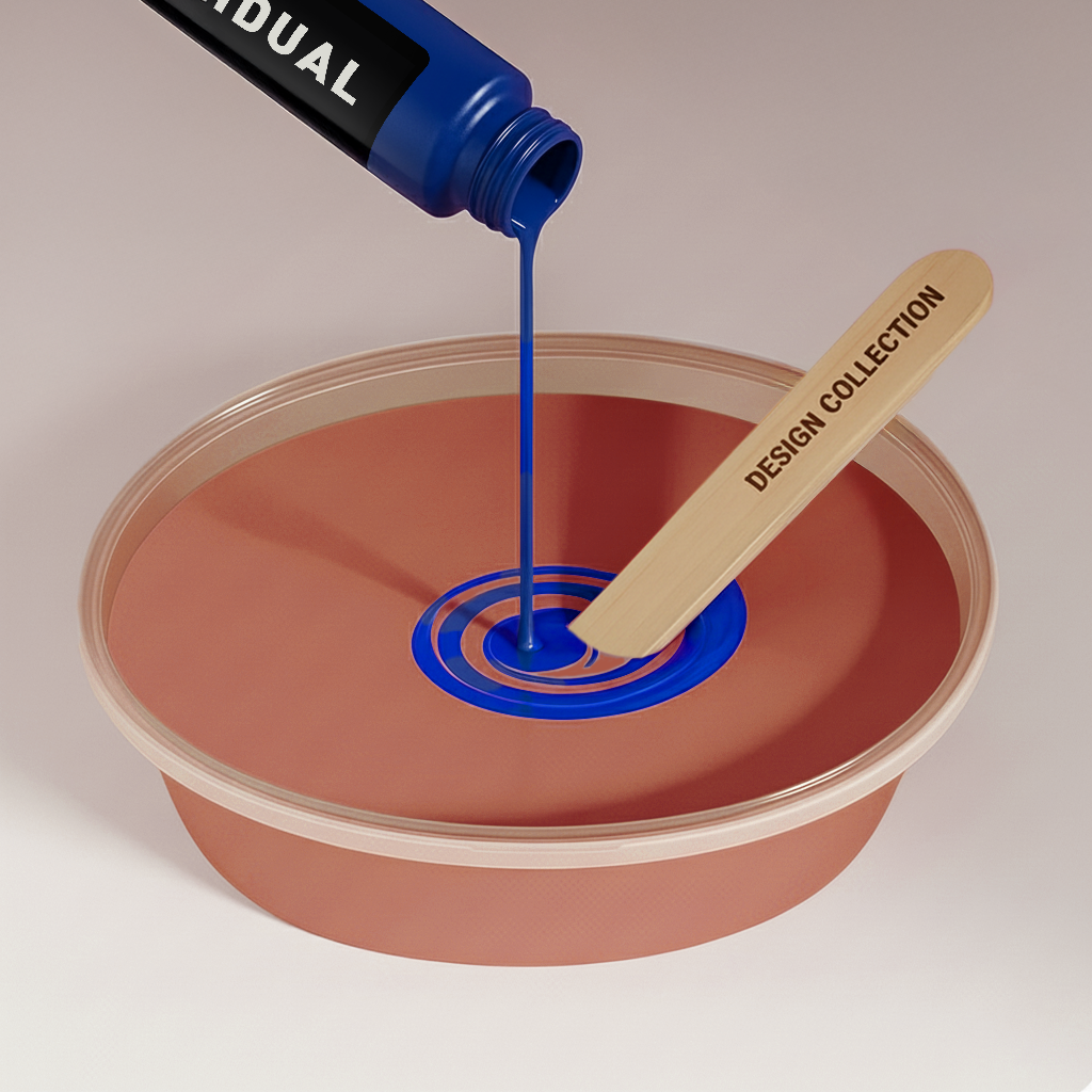 Peinture murale en poudre foncée n° 432.mix DC Individual