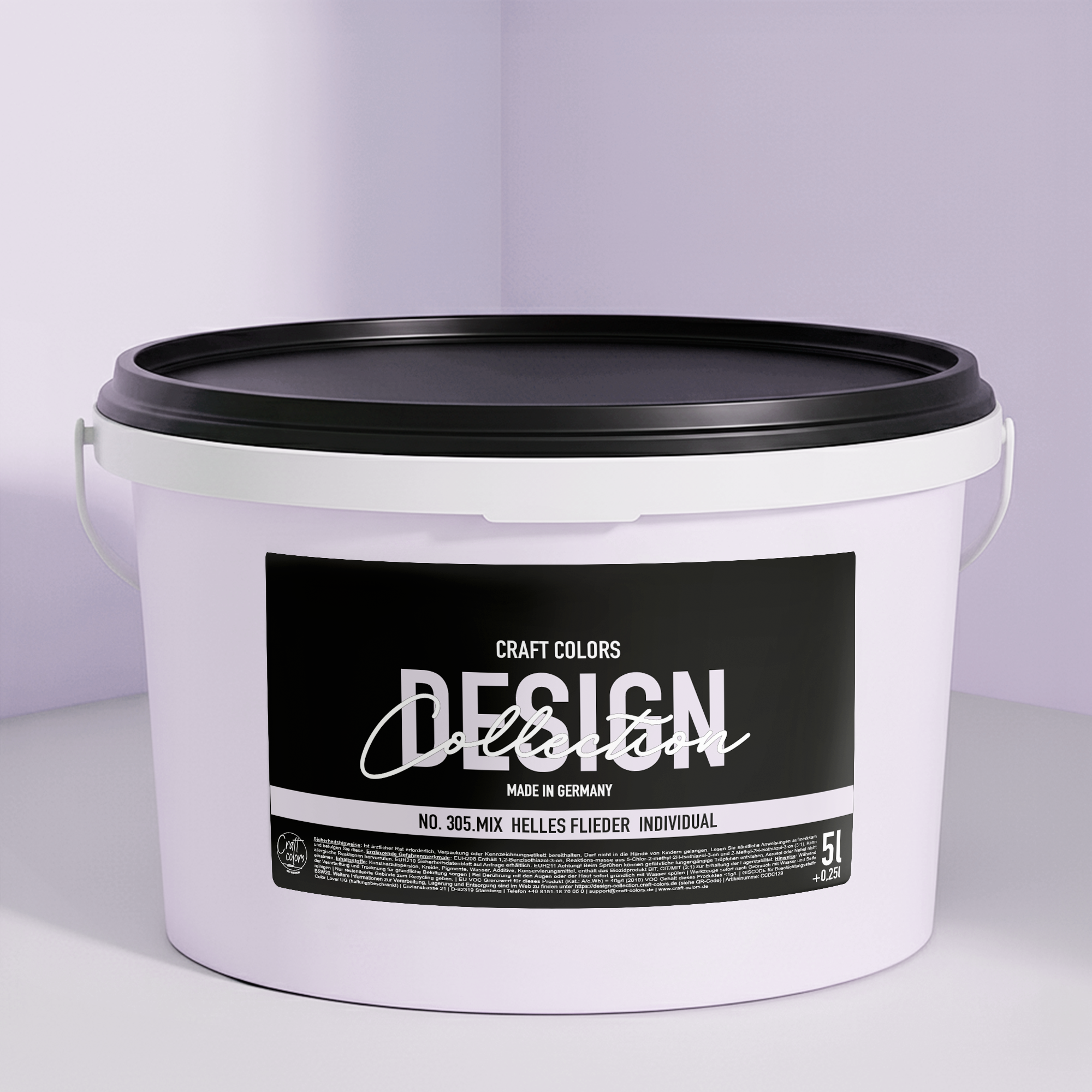 Peinture murale lilas clair n° 305.mix DC Individual