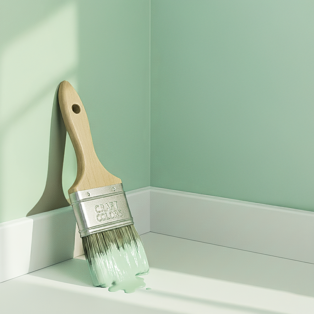 Peinture murale Vert menthe clair n° VP901-808 Collection Design