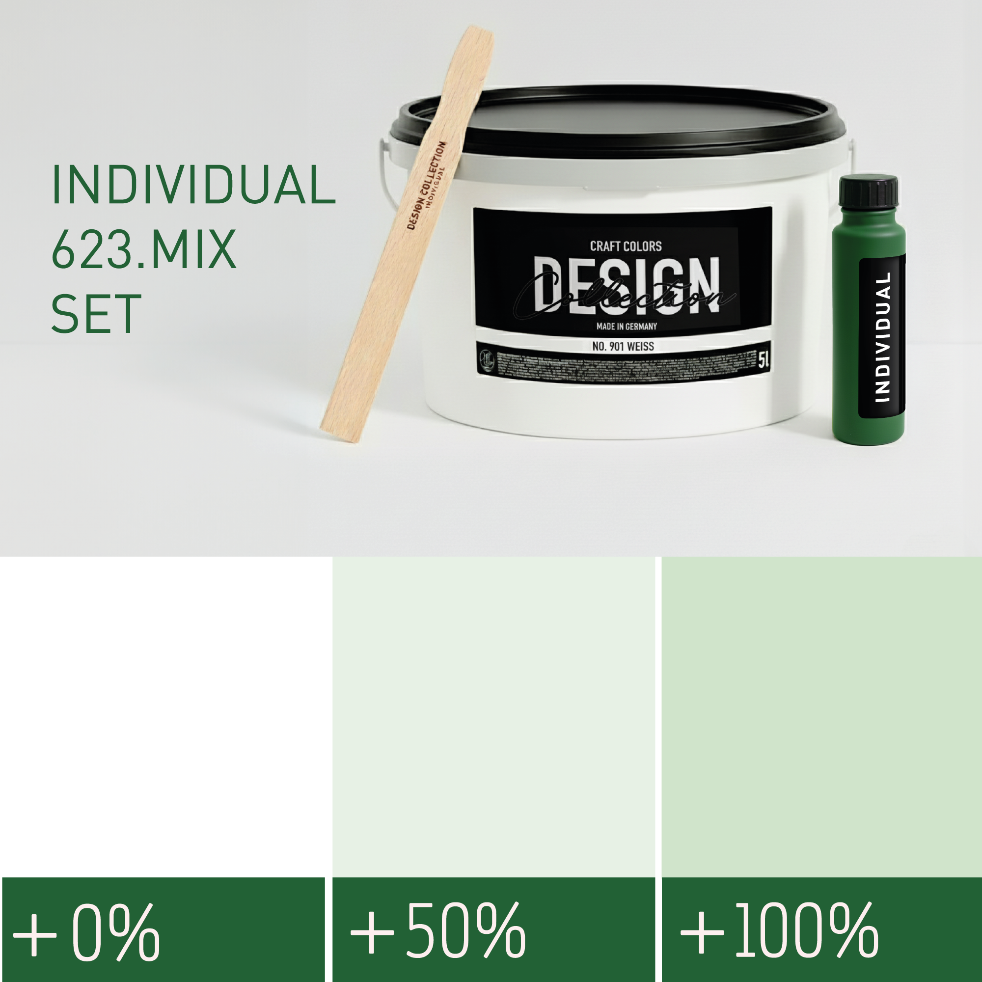 Peinture murale Vert menthe clair n° VP901-808 Collection Design