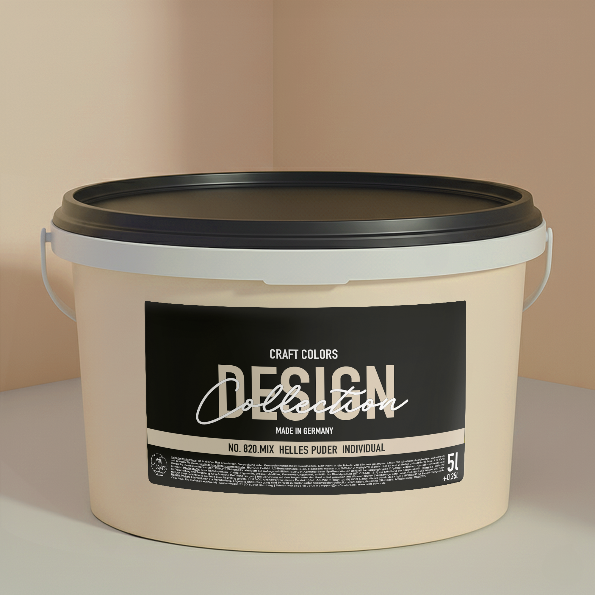 Peinture murale poudre claire n° 820.mix DC Individual