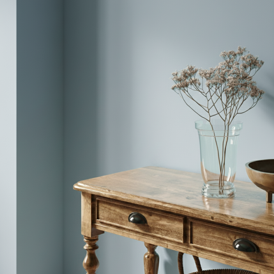 Peinture murale bleu pastel n° 521 Collection Design (5 L) élégant mat