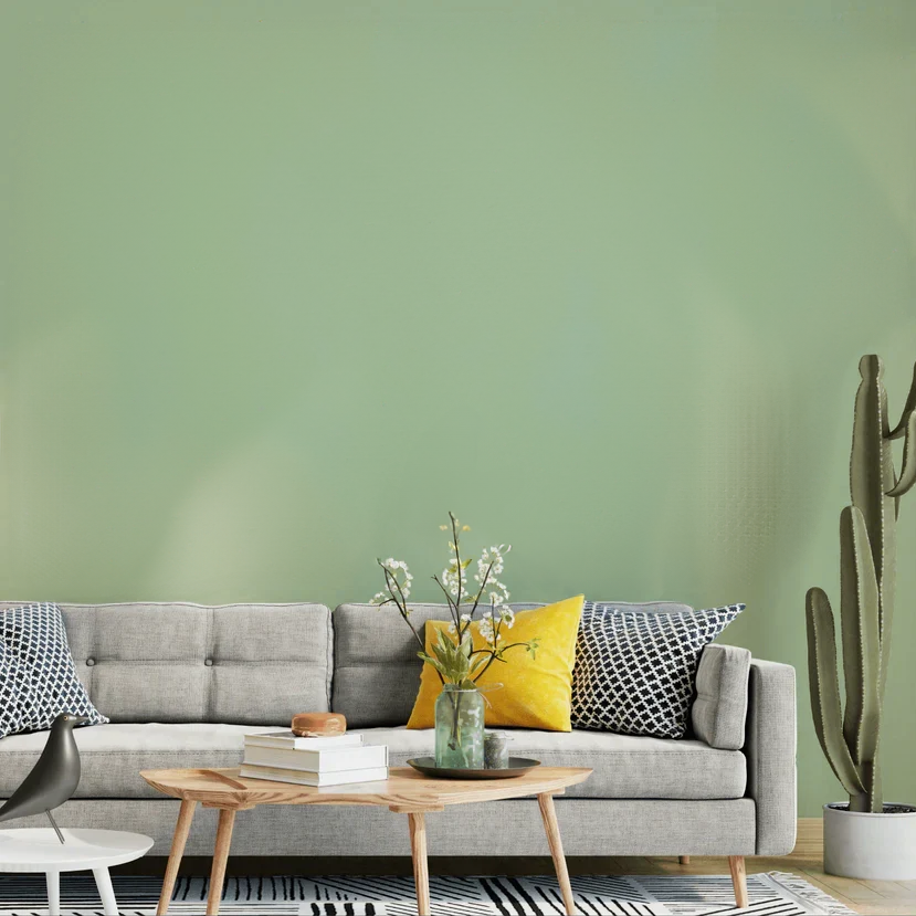 Peinture murale vert pastel n° 625 Collection Design (5 L) élégant mat