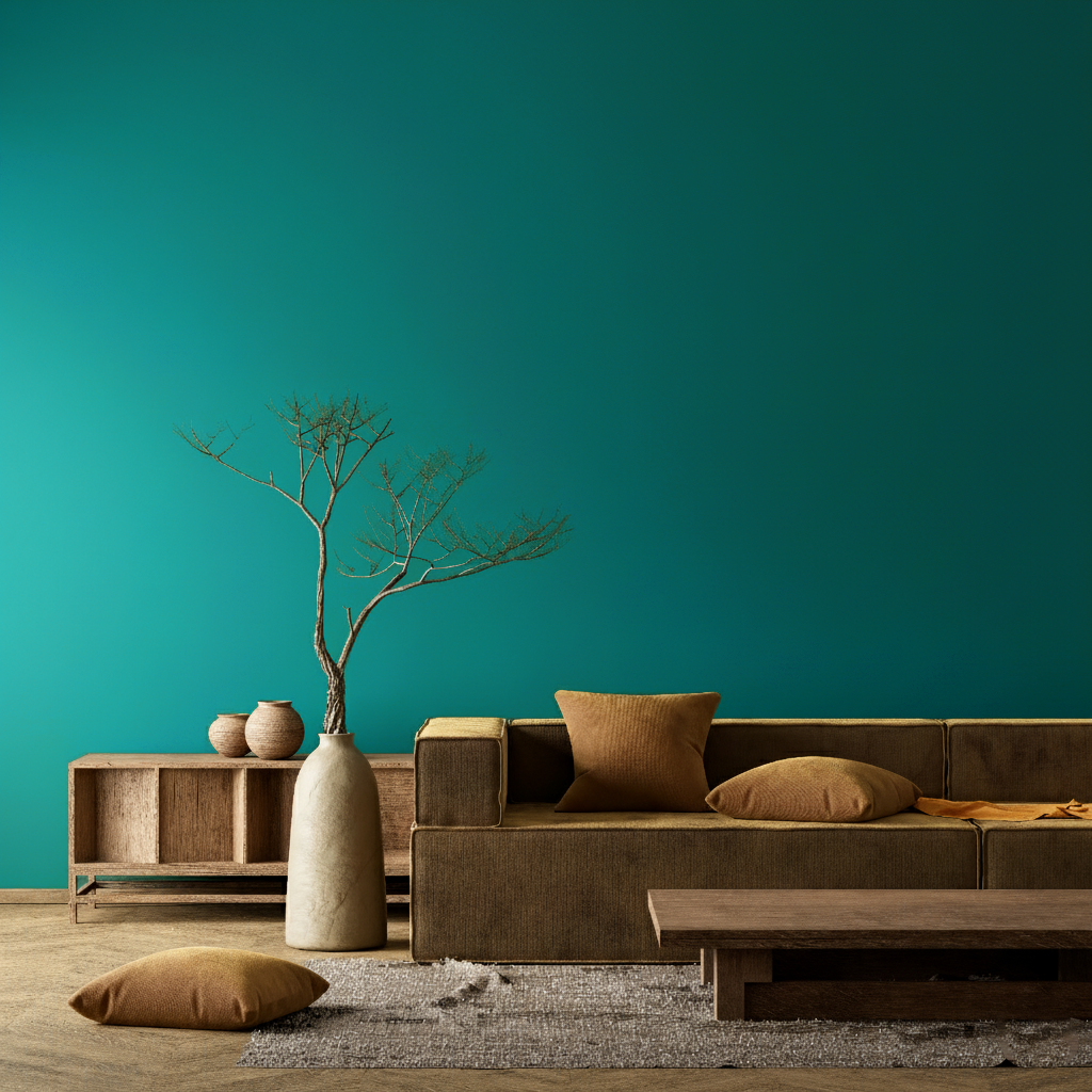 Peinture murale Petrol n° 570 Collection Design (5 L) élégante mate