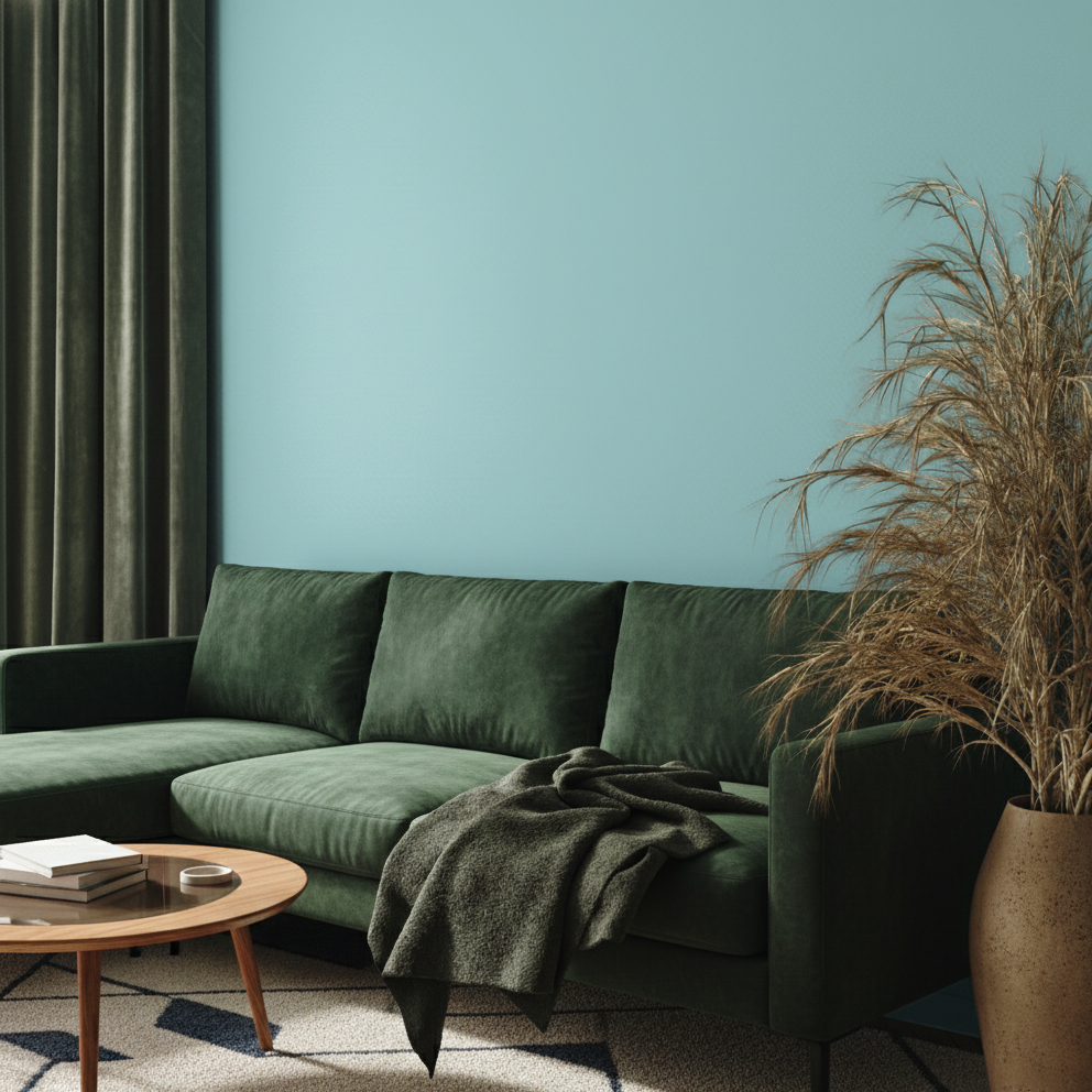 Peinture murale Baby Blue Prince Blue n° 502 Collection Design (5 L) élégant mat