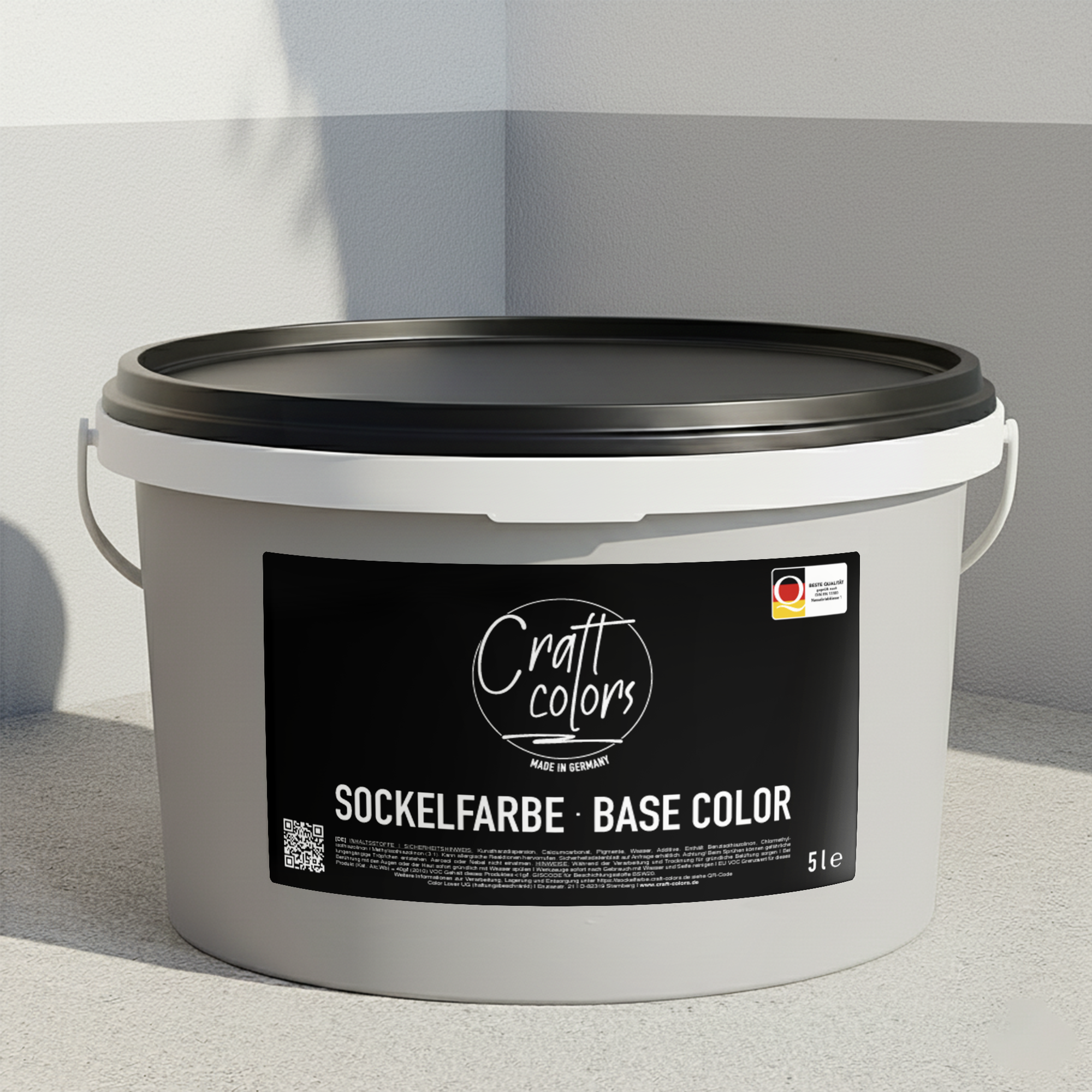 Peinture de base / peinture de façade 5L | Gris soie 