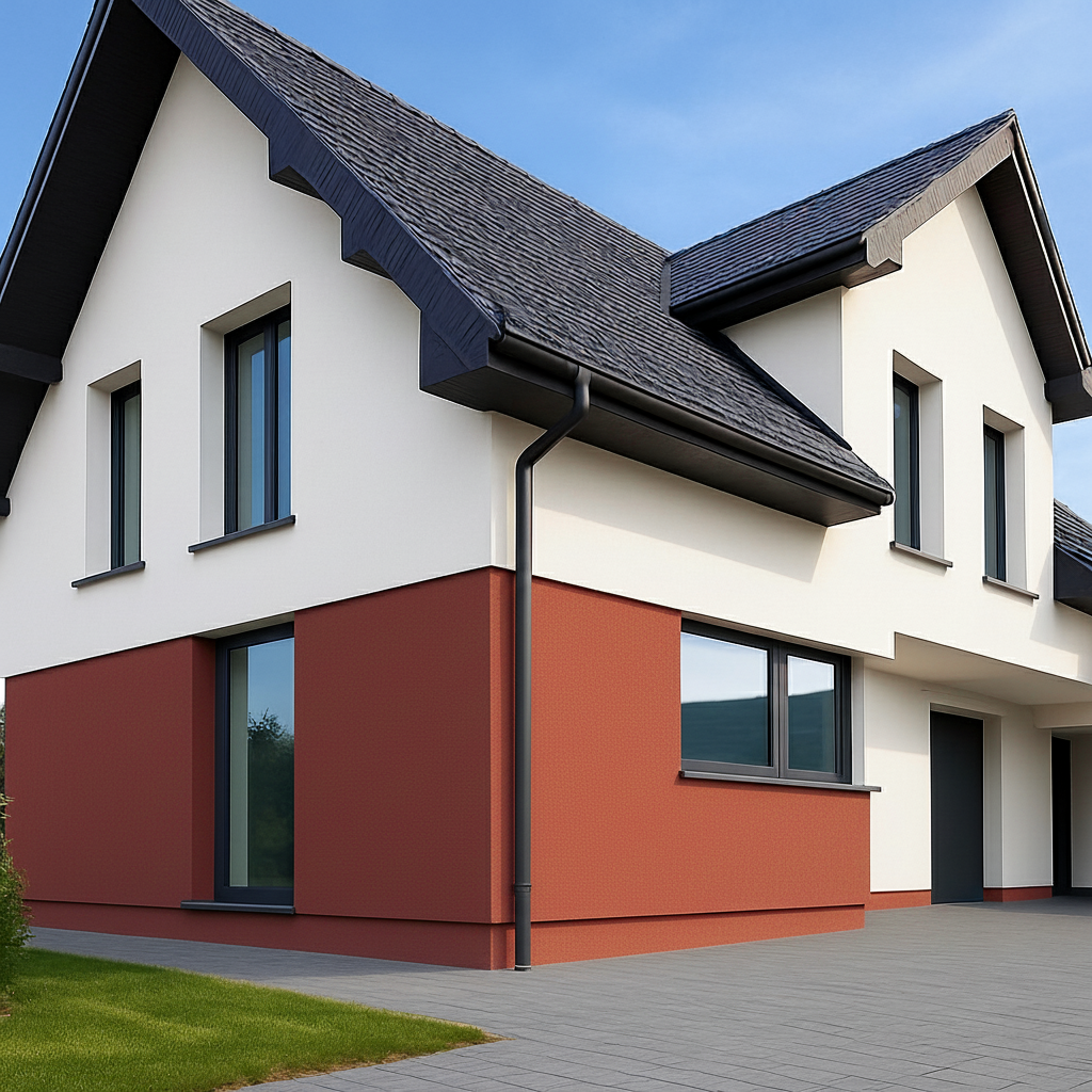 Peinture de base / peinture de façade 5L | Rouge brique 