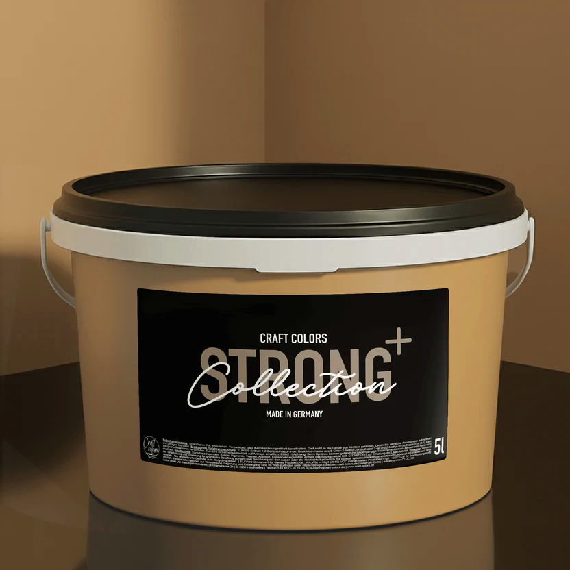 Peinture murale Jaune Grès n° 959 Strong+ (5 L) Classe d'abrasion humide 1