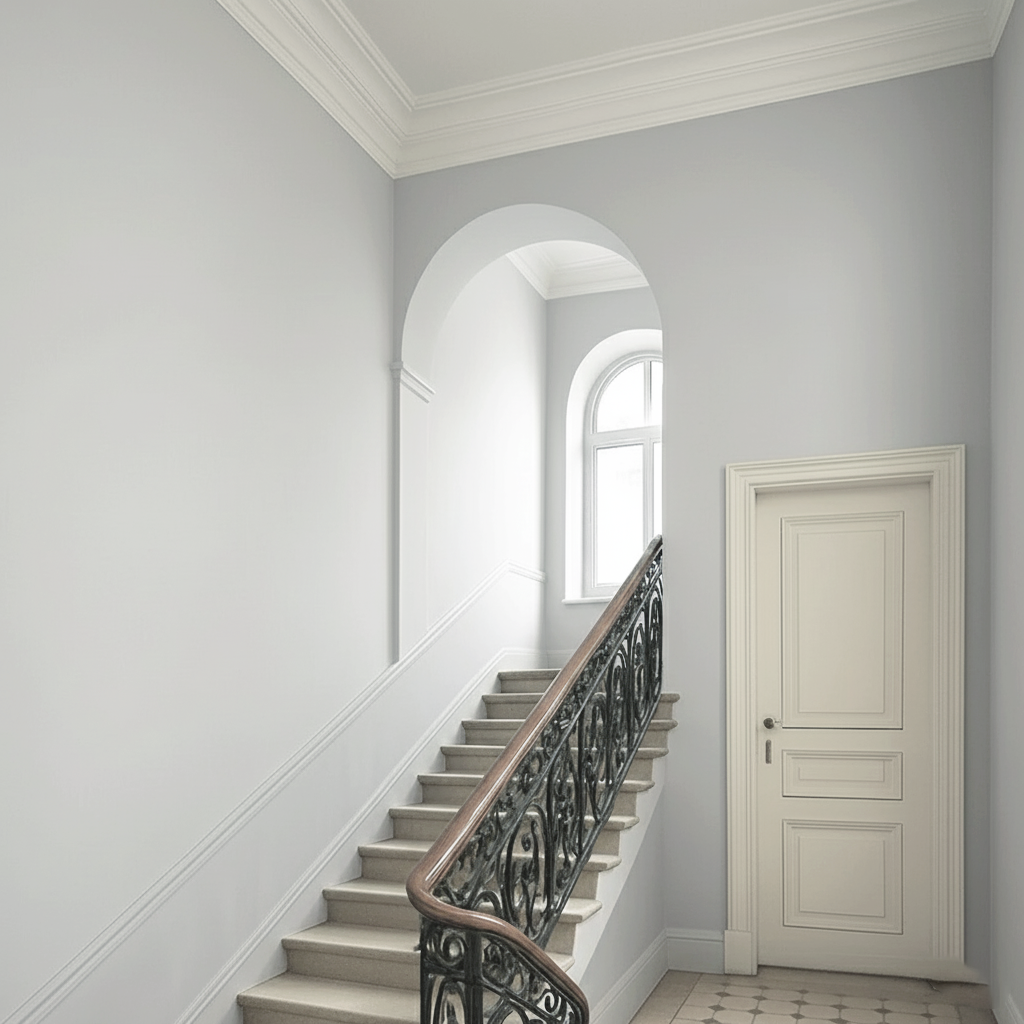 Peinture murale gris clair / gris soie n° 715 Strong+ (5 L) Classe d'abrasion humide 1